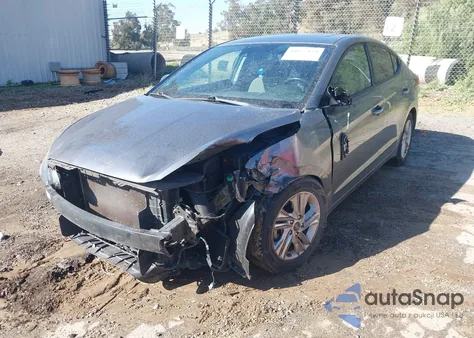 2019 Hyundai Elantra Value Edition из США, поврежденный, VIN 5NPD84LF4KH497075